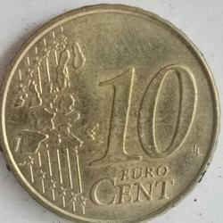 FRANSA  1999   10  EURO CENT