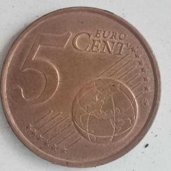 FRANSA  1999   5  EURO CENT