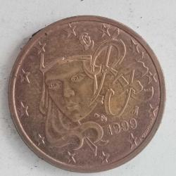FRANSA  1999   2  EURO CENT