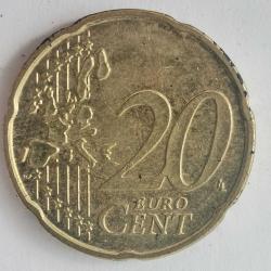 BELÇİKA   2000  20  EURO CENT