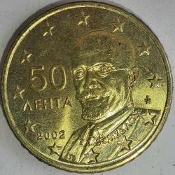 YUNANİSTAN  2002   50  EURO CENT