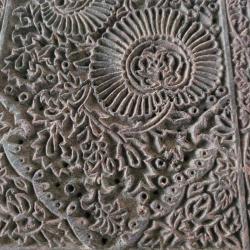 TOKAT YÖRESİ EL OYMA KUMAŞ KALIBI KLİŞESİ - SANAT ESERİ GİBİ. BÜYÜK EBAT.