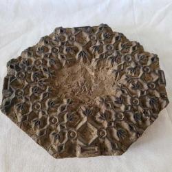 TOKAT YÖRESİ EL OYMA KUMAŞ KALIBI KLİŞESİ - SANAT ESERİ GİBİ. BÜYÜK EBAT. (4)
