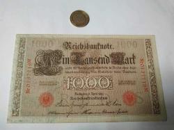 Eski Alman 1000 Mark.