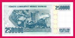 TURKEY 7. EMS. 250 000 TL PREFIX ----I 01 703333---- UNC  (TK 18 391) ÇİL