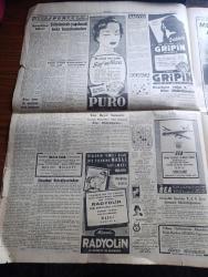 Cumhuriyet Gazetesi - 26 Aralık 1952 - Stalin'in Yeni Bir Sulh Taarruzu - Birleşik Amerika'nın Yeni Başkanı Eisenhover - Malatya'da Kardeşler Adı Altında Bir Cemiyet Daha Ortaya Çıkarıldı - Devrim Ocakları Toplantısında Hadise - laiklik haftası toplantısında Dinleyiciler ile Profesör Nimetullah münakaşası foto-Profesör Muzaffer Şevki'ye Legion D'honneur Nişanı Verildi - Emniyet Genel Müdürü Kemal Aygün Yeni kurulacak emniyet tesisleri hakkında izahat verdi  - Avrupa Birliği- Hitler'le Eva'nın Evlenme Ve İntiharları - Fransız Komünist Partisinde İkilik - Müzikle Hastaların Tedavisi Mümkün - İstanbul Şehir Tiyatroları Müdürü Orhan Hançerlioğlu - 16. Ölüm Yıldönümünde Mehmet Akif Ersoy yazan Mustafa Baydar - Lig Maçlarında Kombine Bilet - Erciyes'te Bir Kayak Kampı Açıldı - Tarihi Bahisler Onaltıncı Asırda Kadınlar yazan Haluk Yusuf Şehsuvaroğlu - İstanbul Kız Lisesinde Müsamere- Günün Resimleri - Safiye Ayla Arif Sami Toker Radife Erten Columbia Plaklarında -Şekerci Ali Muhiddin Hacı
