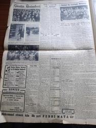 Cumhuriyet Gazetesi - 26 Aralık 1952 - Stalin'in Yeni Bir Sulh Taarruzu - Birleşik Amerika'nın Yeni Başkanı Eisenhover - Malatya'da Kardeşler Adı Altında Bir Cemiyet Daha Ortaya Çıkarıldı - Devrim Ocakları Toplantısında Hadise - laiklik haftası toplantısında Dinleyiciler ile Profesör Nimetullah münakaşası foto-Profesör Muzaffer Şevki'ye Legion D'honneur Nişanı Verildi - Emniyet Genel Müdürü Kemal Aygün Yeni kurulacak emniyet tesisleri hakkında izahat verdi  - Avrupa Birliği- Hitler'le Eva'nın Evlenme Ve İntiharları - Fransız Komünist Partisinde İkilik - Müzikle Hastaların Tedavisi Mümkün - İstanbul Şehir Tiyatroları Müdürü Orhan Hançerlioğlu - 16. Ölüm Yıldönümünde Mehmet Akif Ersoy yazan Mustafa Baydar - Lig Maçlarında Kombine Bilet - Erciyes'te Bir Kayak Kampı Açıldı - Tarihi Bahisler Onaltıncı Asırda Kadınlar yazan Haluk Yusuf Şehsuvaroğlu - İstanbul Kız Lisesinde Müsamere- Günün Resimleri - Safiye Ayla Arif Sami Toker Radife Erten Columbia Plaklarında -Şekerci Ali Muhiddin Hacı