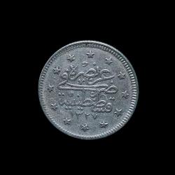 1327/2 (1910) 2 Kuruş KM#749 ÇÇT/XF