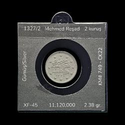 1327/2 (1910) 2 Kuruş KM#749 ÇÇT/XF