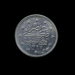 1327/4 (1912) 2 Kuruş KM#749 ÇA/AU-55