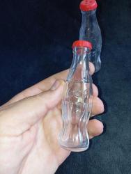 Coca cola tuzluk takımı cam malzeme