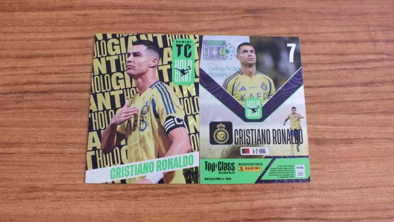 2025 Panini Top Class Cristiano Ronaldo Al-Nassr FC Holo Giant