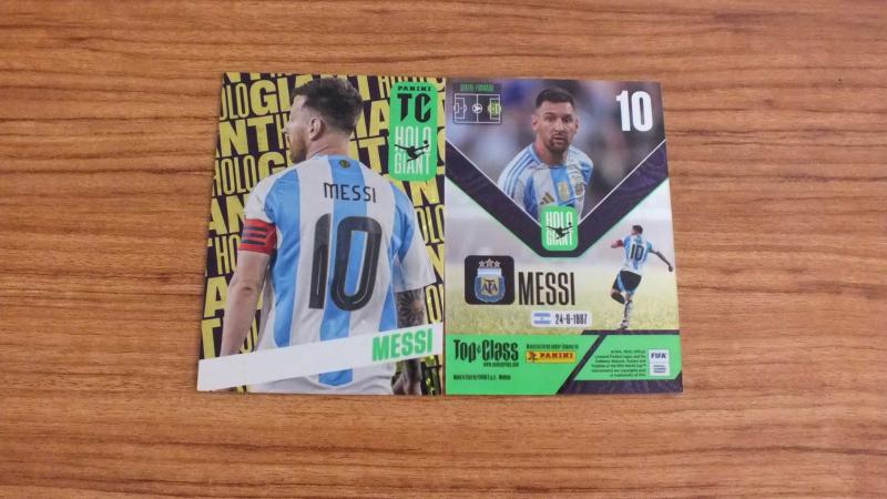 Carte Panini Top Class 2025 N°191 - Lionel Messi (Argentine) - Neuf