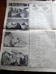 Cumhuriyet Gazetesi - 13 Aralık 1950 - tek çıkar yol harbe hazırlanmaktır yazan Abidin Daver Başmakale - CHP merkez binası hazinenin malı oldu - Kore'deki Kahraman tugayımız Seul'u müdafaa edecek - mehmetçikler sivil halkın boşalttığı Güney Kore başkentinde mevzi aldılar - 10 aralık tarihinde harp muhabirimizin Kore'de çektiği fotoğraflar - sigaraların ambalajları değişecek - Kore'de Ateş kesilmesi için görüşmeler başladı - İsveç takımı Helsinborg'un İstanbul'da yapacağı maçlar fotoğraf - Sağlık Bakanı Ekrem Hayri Üstündağ dün bir basın toplantısı yaptı - ekmeğe zam yapılmayacak - Kore şehitleri için musevilerin dini ayini - karanlık oda yazan Peride Celal Yazı Dizisi - hastalıklı bir hadise midir yazan Burhan Felek - Muammer Karaca operati terkos evleniyor - Aşk köprüsü filmi Atlas sinemasında - Kahraman Yahudi filmi Marmara ve Alemdar sinemasında - şehir komedi tiyatrosunda çifte keramet dram kısmında dilsizlerin dili - Katyn ormanı faciası yazan Churchill -  Kore'den fotoğraflar