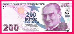 TURKEY 200 TL PREFIX I 835 888 538--FULL RADAR-- 2009 (2023) UNC (TK 18 342) ÇİL