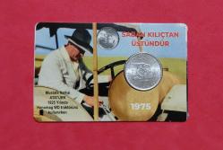 1975 YILI 10 KURUŞ FAO SABAN KILIÇTAN ÜSTÜNDÜR