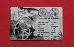 1975 YILI 10 KURUŞ FAO SABAN KILIÇTAN ÜSTÜNDÜR