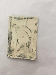 DANSÖZ ve YEŞİLÇAM OYUNCUSU BİRSEN AYDA'NIN ORİJİNAL MİNİ BOY FOTOĞRAFI - 7 x 5 cm EBADINDA  - BİRSEN AYDA ÜSTSÜZ OLARAK POZ VERİRKEN ÇEKİLMİŞ BİR KARE