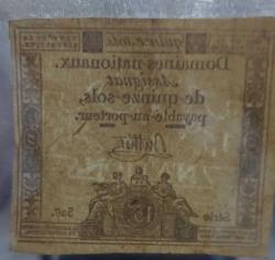 Fransa 1792  15 Sols Assignat - Fransız ihtilali Kağıt parası - çok temiz