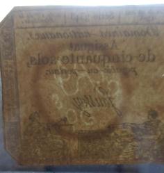 Fransa 1792  50 Sols Assignat - Fransız ihtilali Kağıt parası - çok temiz
