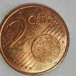 FRANSA    2000    2 EURO CENT