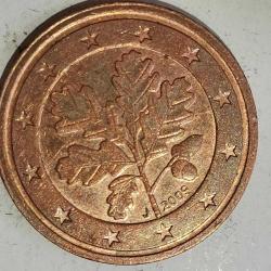 ALMANYA  2009 J    2 EURO CENT