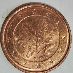 ALMANYA  2021 G     2 EURO CENT