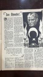 YELPAZE RESİMLİ SALON Mecmuası DERGİSİ - SAYI : 230 - 7 KASIM 1956 -BEKIR DING – AYDAN KUSAKÇIOĞLU – ASAF ALTINÖZ – MEHMED SEYDA – BOB SINCLAIR – SÜREYYA – OLEAY ALTINÖZ – JEAN CHAPEL – PATIL PAGE – HELEN MORGAN – FRANK SINATRA – JOE E LEWIS – JEANNE CRAIN – DICK HAYMES – DEAN MARTIN – BING CROSBY – GARY CROSBY – DON BAND OF GOLDS CHERRY – SHARON KAY RITCHIE – BENNY GOODMAN – ELVIS PRESLEY – H G SAPERSTEIN – TENNESSEE ERNIE FORD – CUMHUR ALP  ROJA GÜZELLİK MÜSTAHZARATI – ANNE ŞİİRİ – GECE ŞİİRİ – DENİZ ŞİİRİ – SENİ SEVİYORUM HİKAYESİ – KRALİÇE SÜREYYA VE İRAN TAHTI – AŞK MUKAVELESİ – ELVIS PRESLEY HAKKINDA – TINA MARIE ŞARKI SÖZLERİ – RADYO PROGRAMLARI VE GECE YAYINLARI  MEHMED SEYDA – SENİ SEVİYORUM HİKAYESİ OLEAY ALTINÖZ – ÜMİDİN YOLCULARI HİKAYESİ - DOLMBAHÇEDE ÖLÜM GÜNÜ SABAHI - ATATÜRK - ZAFER SÜLEK – HUNG PING-LU – NELLIE DAVIDSON – ERDOGAN – AMY VANDERBILT – GALIP  ADAB-I MUAŞERET KURALLARI – GENÇLER İÇİN ZİYAFET VE LOKANTA NEZAKETİ – RANDEVU KURALLARI VE SOSYAL İLET  - 34 SAYFA