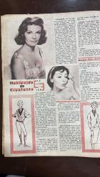 YELPAZE RESİMLİ SALON Mecmuası DERGİSİ - SAYI : 334 - 5 KASIM 1958 - REFIK BAYRAKÇI – GÜZIN SAYAR – NECMI ONUR – SAID – HUMPHREY BOGART – RASSONO BRAI – JOSEPH L MANKIEWICZ – GEORGE CUKOR – STEWART GRANGER – TYRONE POWER – ERROL FLYNN – MEL FERRER – DAVID NIVEN – LOUIS MIGUEL DOMIGUEN – LUCIE BOSE – WALTER CHIARI – AVA  HAVILLAND KREMLERİ – AVA’NIN FİLM KARİYERİ VE AŞK HAYATI – 1958 KIŞ MODASI VE MAKYAJ TRENDLERİ – GİYİMDE SPOR VE ZARAFET BİRLEŞİMİ – SAÇ MODELLERİ VE RENKLERİ – EVLİLİKTE AİLE ENGELLERİ VE GEÇMİŞ SIRLAR – EVLİLİKTE İHANET VE AHLAKİ DEĞERLER – SAİDİ’NİN KADINLAR ÜZERİNE NASİHATLERİ - VECDI BÜRÜN – RENZO S SALIS – KEYSUNI ZADE – SOKOLLU MEHMET PAŞA – BAKI – LÂLE ORALOĞLU – ALTAN KARINDAŞ – MÜCAP OFLUOĞLU – SAIME BEKBAY – PEKCAN KOŞAR – NACI GIRGIN – SUNA OFLUOĞLU – ÖZTÜRK SERENGİL – IRFAN ERTEM – STRINDBERG – BEHRMAN – TERENCE RATTIGAN – ANOUILH – JOHN VAN DRUTEN – SEBAHATTIN KUDRET AKSAL  SÜLEYMANİYE CAMİİ VE KANUNİ SULTAN SÜLEYMAN’IN TÜRBESİ – KANUNİ’NİN ADAL - 34 SAYFA