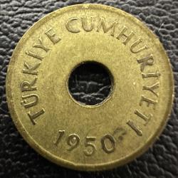 Delikli 1 Kuruş 1950