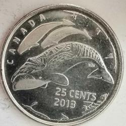 KANADA  2013   25 CENT  HATIRA  Kuzeyde Yaşam