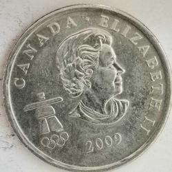 KANADA   2009   25 CENT  HATIRA XXI Kış Olimpiyat Oyunları, Vancouver 2010 - Hız Pateni