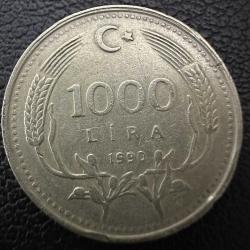 1000 Lira 1990. 1.000