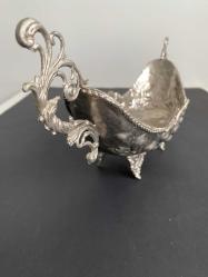 Alman GÜMÜŞÜ gondol şekerlik vintage