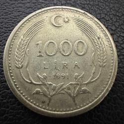 1000 Lira 1991. 1.000