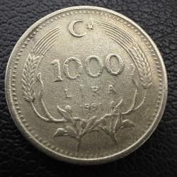 1000 Lira 1991. 1.000