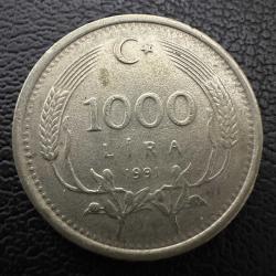 1000 Lira 1991. 1.000