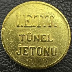 İETT Tünel Jetonu. Yüksek Kondisyon