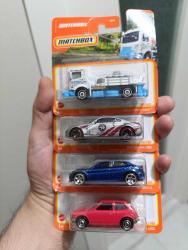 Matchbox 76 Honda Cvcc. Alfa Romeo. Nissan 350Z. Asfalt iş inşaat kamyonu . Koleksiyon dekor tasarım hediye nostalji mini metal araba set