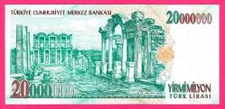 TURKEY 20000000 TL 20 000 000 TL --- A31 ---2000 UNC (TK 18 372) ÇİL