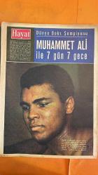 HAYAT HAFTALIK HABER MECMUA, DERGİSİ - SAYI:13 23 MART 1967-SIRA NO: 546- POSTER: HAC MÜNASEBETİYLE KABEDE TAVAF FOTOĞRAFI- TONY ARMSTRONG JONES-PRENSES MARGARET-İNGRİD BERGMAN-MUHAMMET ALİ-KAPAK :NİLÜFER KOÇYİĞİT-HÜLYA KOÇYİĞİT- ALİ HAN-YEMEK PROFESÖRÜ PANDELİ USTA-NEZİHİ DELİORMANLI-MİNE ÖZDÖL- BAŞAK DÖLENSOY-İDİL ÖZTAMER-NEDİM ERDOĞAN-MEHMET İHSAN ERTÜRKMEN- KAYA SAÇLIOĞLU - ÖMER SEYFETTİNİN BALKAN HARBİ HATIRALARI- DE GAULLE - EİSENHOWER - JOSF KUZMAN- ANNA TOPÇU- KEMANCI DARVAŞ- KERİME NADİR'İN SON ROMANI: SİSLİ HATIRALAR- PE-RE-JA, TOKALON, BOZKURT KUMAŞ, AMRA BUZDOLABI, REKSONA SABUN, DOMİNO İPLİK REKLAMLARI - EKSİKSİZ TAM TAKIM 48 SAYFA