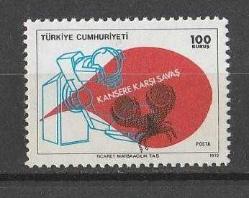 1972 KANSERE KARŞI SAVAŞ MNH