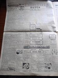 Cumhuriyet Gazetesi - 29 Nisan 1951 - Bayarın bir sözü üzerine yazan Nadir Nadi Başmakale - Kore'de esaretten kurtulan erlerimiz - Başbakan Adnan Menderes ve Dışişleri Bakanı Fuat Köprülü İzmir'de uçaktan inerlerken fotoğraf - güreşçi Nasuh Akar ve Nurettin Zafer dün dünya şampiyonu oldular fotoğraf - Tahran'da siyasi buhran - Brezilya takımı dün Fenerbahçe'yi 3-1 yendi fotoğraf - Kanuni Süleyman yazan Harold Lamb Yazı Dizisi - Düzen yazan Falih Rıfkı Atay - haftanın şakaları yazan Burhan Felek - Suriye'de sigaralarımızın taktikleri yapılıyor - İstanbul Ankara İzmir radyo programı - İngiltere krallarının taht taşını nasıl çaldım - Semira Bülbül Fatma Akes Nur Barakat Taksim kristal salonunda - İngiltere kral kupasını Newcastle United kazandı - Necati Morgül Celal Atiği köprüye getirirken fotoğraf - brezilyalıların futbolu yazan Eşref Şefik - Altın Şehir arsaları satış reklamı - pazarkaya kumaş mağazası - DAF dizel ve benzin kamyonları gelmiştir - Türk denizcilik cemiyeti kongresi
