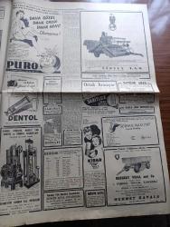 Cumhuriyet Gazetesi - 29 Nisan 1951 - Bayarın bir sözü üzerine yazan Nadir Nadi Başmakale - Kore'de esaretten kurtulan erlerimiz - Başbakan Adnan Menderes ve Dışişleri Bakanı Fuat Köprülü İzmir'de uçaktan inerlerken fotoğraf - güreşçi Nasuh Akar ve Nurettin Zafer dün dünya şampiyonu oldular fotoğraf - Tahran'da siyasi buhran - Brezilya takımı dün Fenerbahçe'yi 3-1 yendi fotoğraf - Kanuni Süleyman yazan Harold Lamb Yazı Dizisi - Düzen yazan Falih Rıfkı Atay - haftanın şakaları yazan Burhan Felek - Suriye'de sigaralarımızın taktikleri yapılıyor - İstanbul Ankara İzmir radyo programı - İngiltere krallarının taht taşını nasıl çaldım - Semira Bülbül Fatma Akes Nur Barakat Taksim kristal salonunda - İngiltere kral kupasını Newcastle United kazandı - Necati Morgül Celal Atiği köprüye getirirken fotoğraf - brezilyalıların futbolu yazan Eşref Şefik - Altın Şehir arsaları satış reklamı - pazarkaya kumaş mağazası - DAF dizel ve benzin kamyonları gelmiştir - Türk denizcilik cemiyeti kongresi