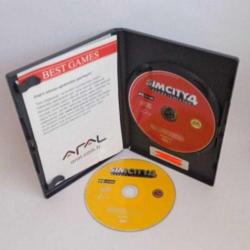 Pc Oyun, Simcity 4 Deluxe Edition. Sim City. Orijinal. 2 disk. Koleksiyonluk