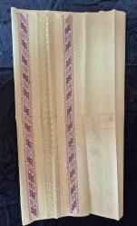 23 KANAVİÇE İŞLEMELİ YASTIK SARGISI 88 X 110 CM.