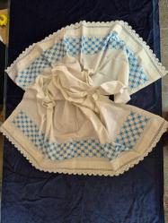 24 KANAVİÇE İŞLEMELİ YASTIK SARGISI 98 X 110 CM.