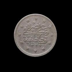 1327/4 (1912) 2 Kuruş KM#749 ÇÇT/XF-40