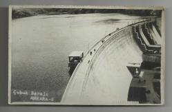 ANKARA'DA ÇUBUK BARAJI'NIN ESKİ BİR FOTOKARTI...