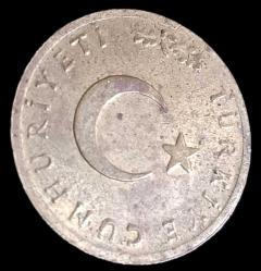 1963 1 Kuruş pirinç 1g